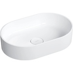 Omnires Ovo M+ 55x36 cm white (OVOUNBP)