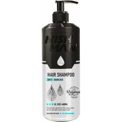 Nishman Hair Shampoo ANTI-HAIRLOSS - šampón pre mužov proti vypadávaniu vlasov, 480 ml