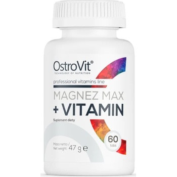 OstroVit Magnez Max + Vitamin, 60 таблетки, OstroVit