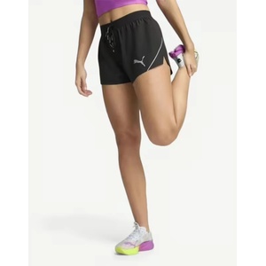 PUMA Ultraweave 3 Split Shorts Black - magazinko