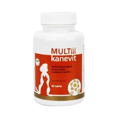 MULTIcanevit tablety pro psy a kočky 80 tbl