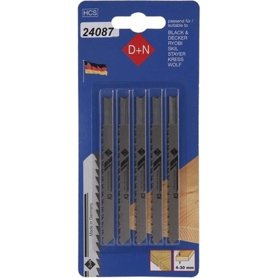 Levior Plátky do přímočaré pily B&D 75/1. 45mm 5ks 12625