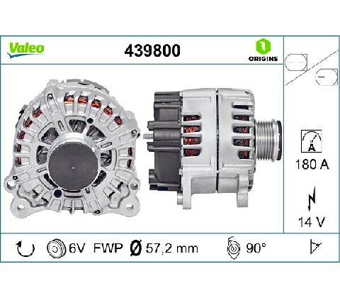 Alternátor VALEO 439800