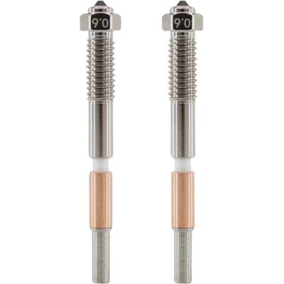 QIDI Tech Биметална дюза за Q2, комплект от 2 броя - 0, 6 mm (674519683117)