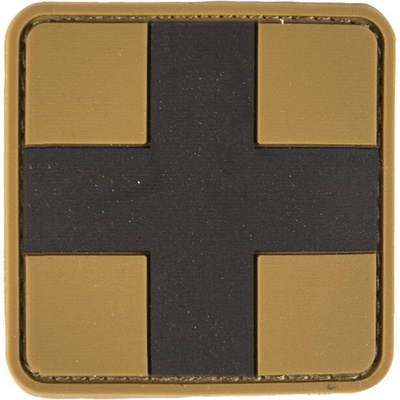 Mil-Tec PATCH 3D FIRST AID PVC M.KLETT coyot LG 16830605