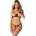 Obsessive Euridia 2-pcs Crotchless Set Black M/L