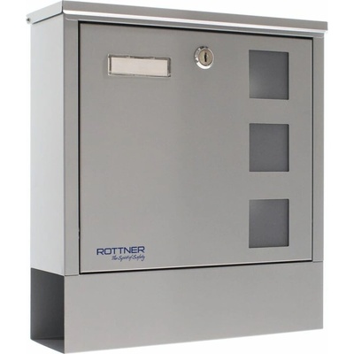 Rottner Lago poštová schránka strieborná