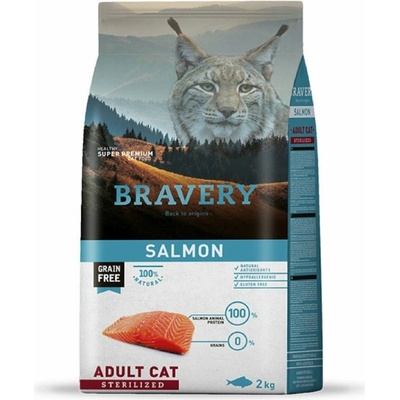 Bravery cat STERILIZED salmon 2 kg