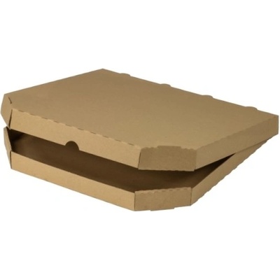 Wimex Krabica na pizzu z vlnitej lepenky 40 x 40 x 3,5cm HNEDA