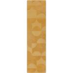 Flair Rugs Жълт вълнен килим в цвят охра 60x230 cm Gigi - Flair Rugs (503119373936)