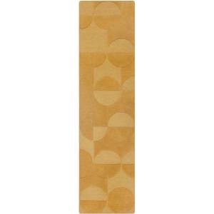 Flair Rugs Жълт вълнен килим в цвят охра 60x230 cm Gigi - Flair Rugs (503119373936)