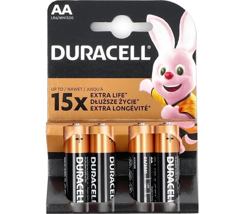 Duracell Basic AA 4ks 10PP100001