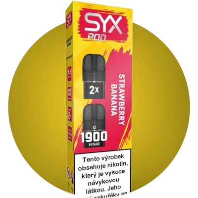 Syx Pod Strawberry Banana 16,5 mg 2x950 potáhnutí 1 ks – Zbozi.Blesk.cz