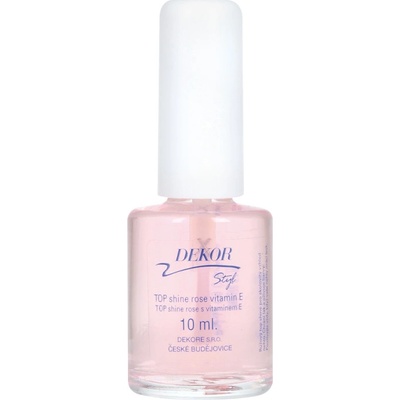 Dekore Dekor TOP shine rose vitam. E 10 ml