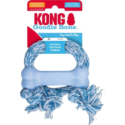 Kong Puppy Goodie Bone s provazem 8,3 x 2,8 x 1,8 cm