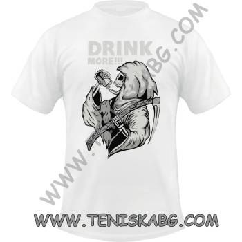 Image 1 of Fruit of the Loom Тениска - Drink more