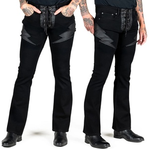 Wornstar мъжки панталони jeans WORNSTAR - Ravenbolt - черни - WSGP-RVNBOL