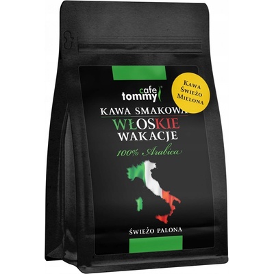 Tommy Cafe ochucená mletá káva 100% Arabica Italské Prázdniny 250 g