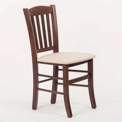 ITTC Stima Veneta s čalouněným sedákem Tmavě Hnědá / Lux béžová 25