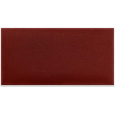 Čalouněný nástěnný panel bordó Intesi 80x20 cm sametový do ložnice
