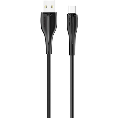 USAMS Кабел USAMS - U38, USB-A/USB-C, 1 m, черен (SJ372USB01)