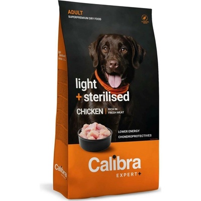 Calibra EXPERT+ Adult Light & Sterilised kuřecí 0,75 kg