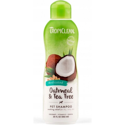 Tropiclean šampon Medicated ovesné vločky a čajovník 355 ml
