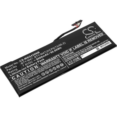 Батерия за MSI GS40, GS43, MS14, 8000mAh, Li-Ion (CS-MSG430NB)