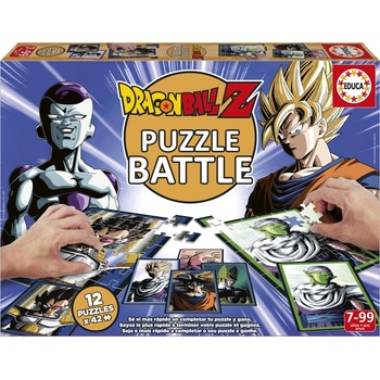 Educa Пъзел дуел Educa - Dragon Ball Z, 12 x 42 части (EDU20418)
