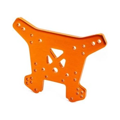 Traxxas Алуминиева задна амортисьорна кула Traxxas, анодизирана в оранжево