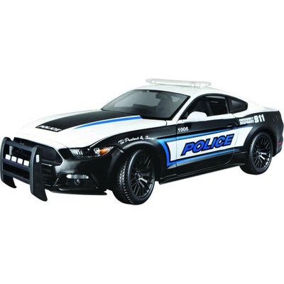 Maisto Maisto Ford Mustang GT 2015 černo-bílá AS_MA-31397 1:18