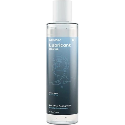 Chladivý lubrikant na vodnej báze Lubricant Men Cooling 296 ml Satisfyer