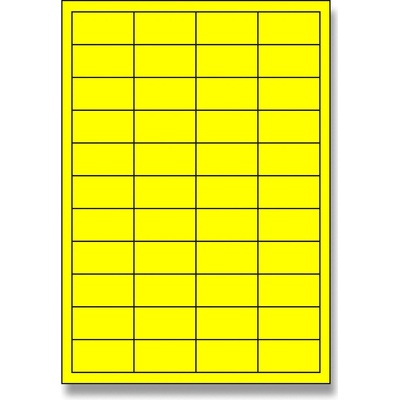 Rayfilm R0121.0203A 48,5 x 25,4 mm 4400 etiket žluté