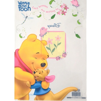 Папка прозрачна А4 с апликации Мечо Пух / Witch