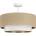 BELIS Плафон SARTA 1xE27/60W/230V Ø 45 см бял/юта (BE0935)