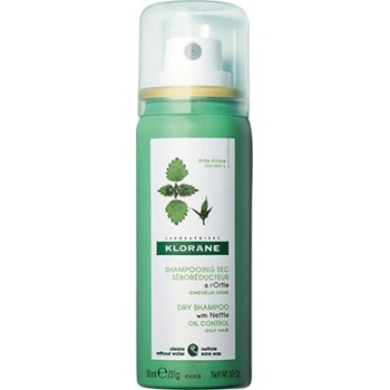 Klorane Kopřiva suchý šampon na mastné vlasy 50 ml