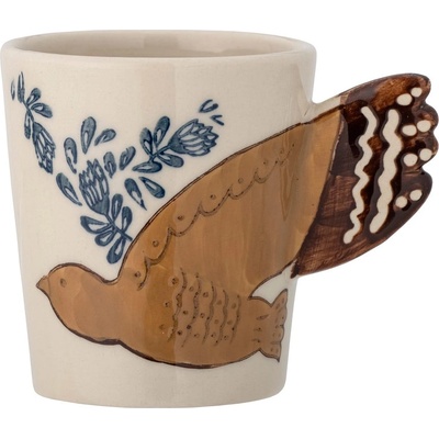 Bloomingville Кремава глинена чаша 260 ml Hezha - Bloomingville (82058211)