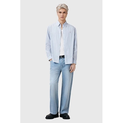 AllSaints Памучна риза AllSaints SAINT (M087SC)