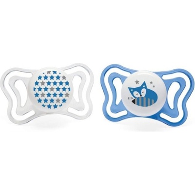 Chicco Силиконови залъгалки Chicco - PhysioForma Light, 2 броя, 6-16 m, момче (N0362)