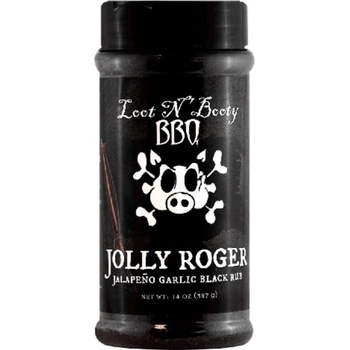 Loot N' Booty Jolly Roger Jalapeno Garlic Black Rub 397 g