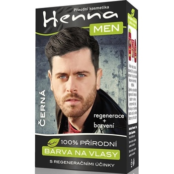 Henna Men barva na vlasy pro muže černá 33 g