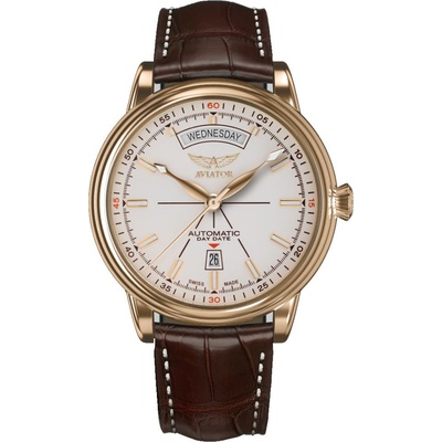 Aviator Мъжки часовник Aviator Douglas Day-Date Limited Edition V. 3.20. 1.147. 4 (V.3.20.1.147.4)