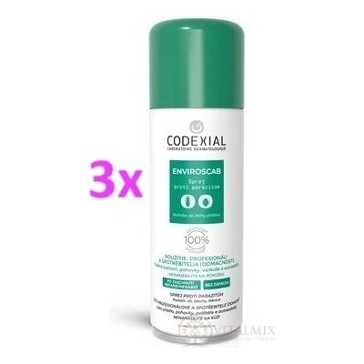 ENVIROSCAB SPRAY proti svrabu a jiným parazitům 3x200ml – Hledejceny.cz
