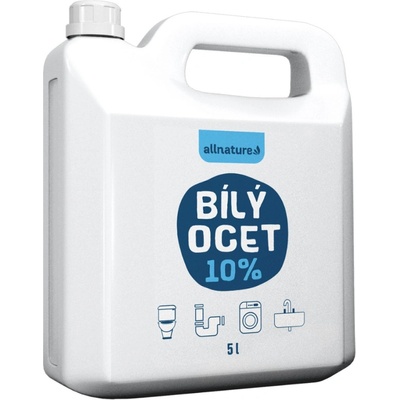 Allnature Bílý ocet 10% 5000 ml – Zboží Mobilmania