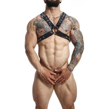 DNGEON X Cross Chain Harness Black