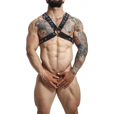 DNGEON X Cross Chain Harness Black