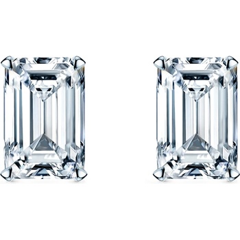 SAVICKI Обеци Share Your Love: бяло злато, лабораторни диаманти с шлифовка