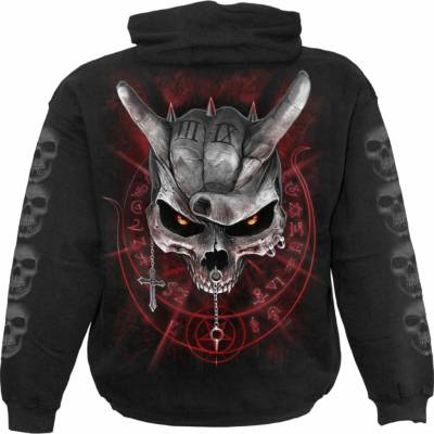 Spiral RukaHore Stairs Kids Pullover Hoodie: Never Too Loud Black