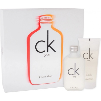 Calvin Klein CK One unisex EDT 100 ml + sprchový gel 100 ml dárková sada
