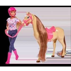 Simba Toys Steffi doll with horse in Simba dzokejki outfit